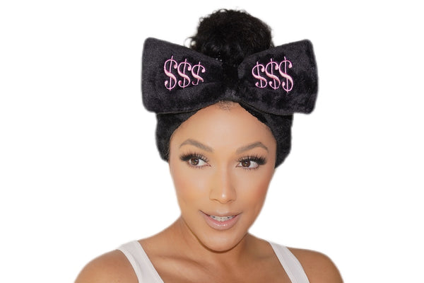 extra large headband, luxurious headband, super plush headband, cosmetic headband, luxury headband