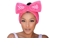 extra large headband, luxurious headband, super plush headband, cosmetic headband, luxury headband