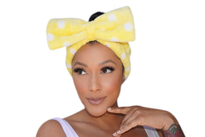 extra large headband, luxurious headband, super plush headband, cosmetic headband, luxury headband